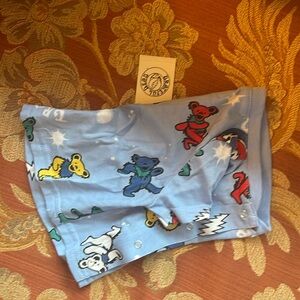 NWT Grateful Dead dancing bears dog shirt pajamas XS